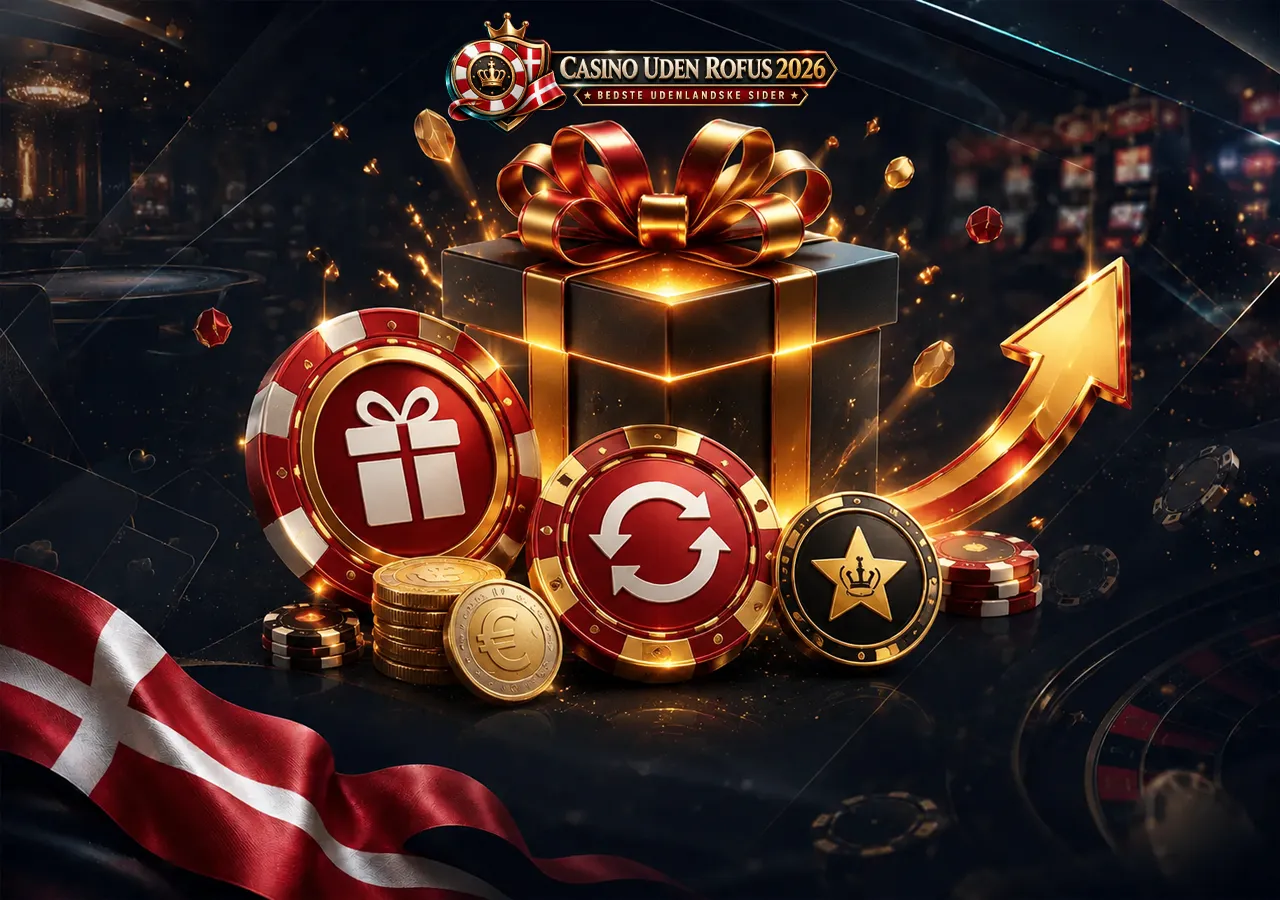 Bedste bonusser med gaveelementer, free spins, cashback og bonusmønter